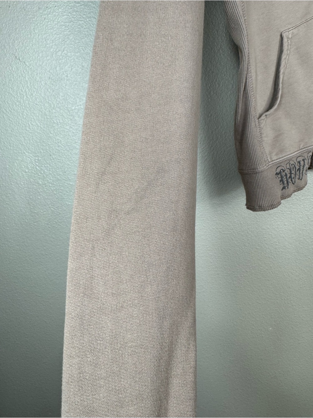 VTG Y2K House of Juicy Couture Zip Up Jacket Brown tan Rhinestone Cotton E - Picture 10 of 15